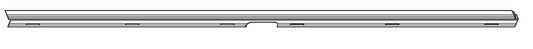 Technical drawing of spare part compatible with IKEA 117251