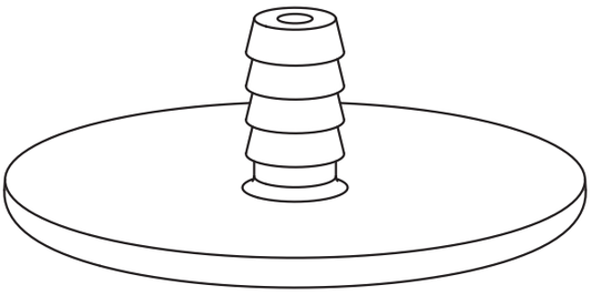 Technical drawing of spare part compatible with IKEA 117559