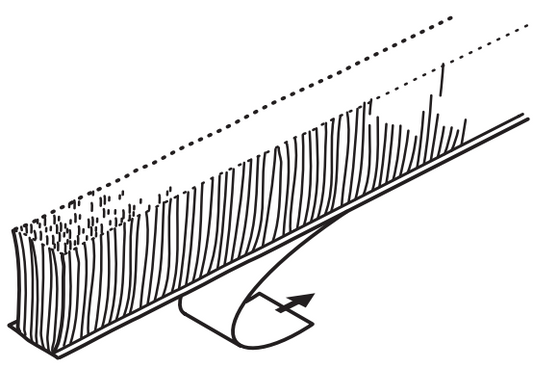 Technical drawing of spare part compatible with IKEA 118312
