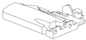 Technical drawing of spare part compatible with IKEA 120161