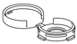 Technical drawing of spare part compatible with IKEA 122283