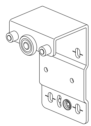 Technical drawing of spare part compatible with IKEA 123330