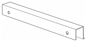 Technical drawing of spare part compatible with IKEA 126872