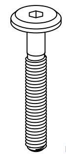 Spare part compatible with IKEA 128573 (x4) - Sketch