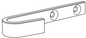 Technical drawing of spare part compatible with IKEA 128857