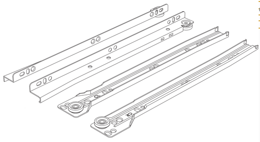 Technical drawing of spare part compatible with IKEA 130501