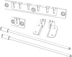 Technical drawing of spare part compatible with IKEA 130857