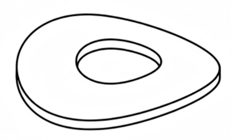 Technical drawing of spare part compatible with IKEA 130913