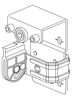 Technical drawing of spare part compatible with IKEA 131193