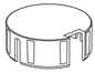 Technical drawing of spare part compatible with IKEA 133185