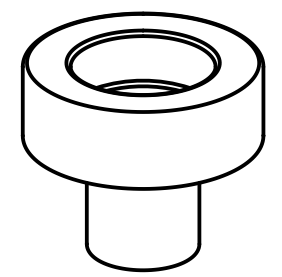 Technical drawing of spare part compatible with IKEA 139369