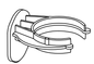 Technical drawing of spare part compatible with IKEA 139995