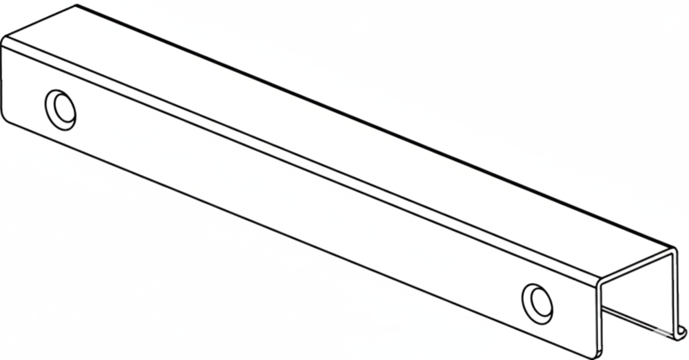 Technical drawing of spare part compatible with IKEA 146860