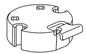 Technical drawing of spare part compatible with IKEA 147650