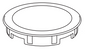 Technical drawing of spare part compatible with IKEA 150626