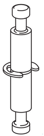 Technical drawing of spare part compatible with IKEA 153507