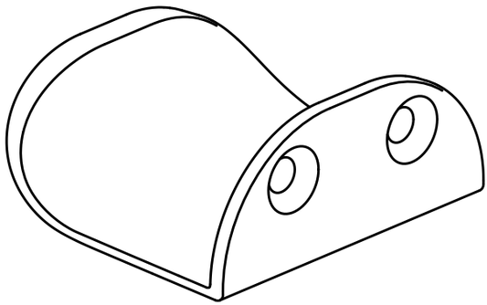 Technical drawing of spare part compatible with IKEA 154387