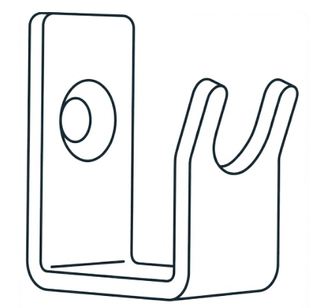 Technical drawing of spare part compatible with IKEA 155852