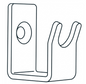 Technical drawing of spare part compatible with IKEA 155852