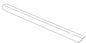Technical drawing of spare part compatible with IKEA 157677