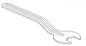 Technical drawing of spare part compatible with IKEA 190459