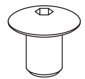 Nut sleeve IKEA 194080 (4x) M8 ø10/20x12.5 ZN