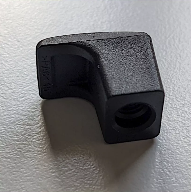 Black plastic slat stop spare part ref 191315, compatible with IKEA bed frames.