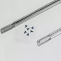 Pack of 2 telescopic reinforcement bars ref 117228 with 8 screws ref 117327. Compatible with IKEA MALM and HEMNES beds.