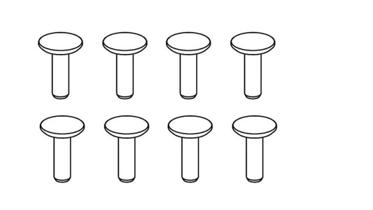 Compatible with IKEA 10101114 Dowel ø4.5x15mm