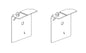 IKEA 10115992 Lock Bracket 72x57x32mm - Support Soporte Staffa Halterung
