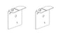 IKEA 10115994 Locking Bracket 72x57x32mm - Verrou Staffa Bloqueo 72 x 57 x 32