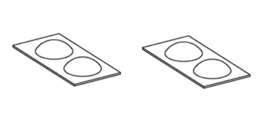 IKEA 151410 Bumper ø12.7mm - Butoir Amortisseur Tope Puffer Paracolpi  ø12.7 mm