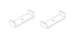 IKEA 154957 Fitting 96x30x3mm - Raccord Conector Raccordo Beschlag Conector