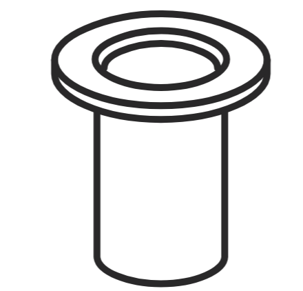 5件套宜家130778螺纹套筒，镀锌