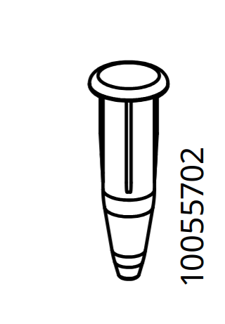 Tri zamjenska crna pina IKEA 10059649 za namještaj.