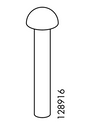 IKEA 128916 hinge pin, ø3.5x22 mm, 3 pack