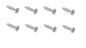 Screw Ø3 × 11 mm compatible with Castorama — pack of 4 — Pozidriv - Get Pro Parts
