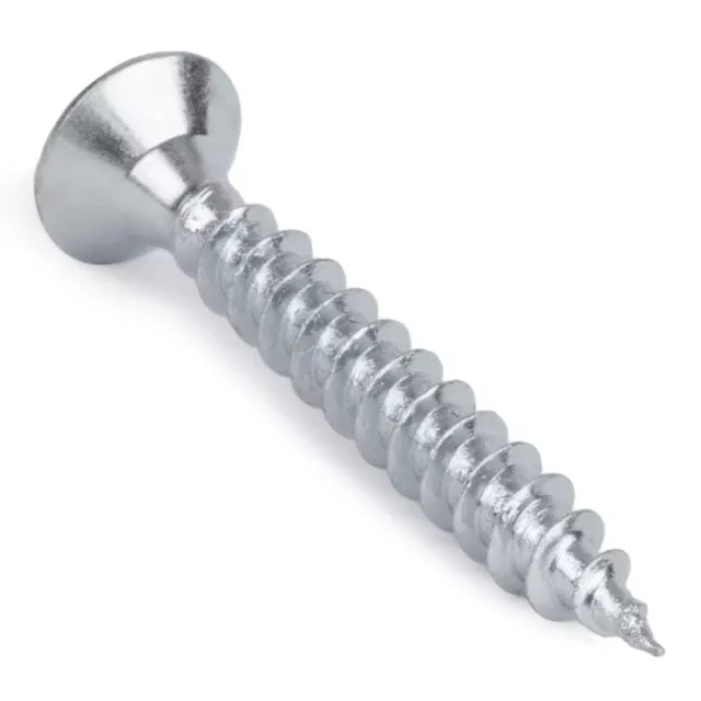 Screw Ø4 × 15 mm compatible with Castorama — pack of 4 — Pozidriv, zinc-plated steel - Get Pro Parts