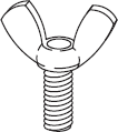 Screw Ø6 × 13 mm compatible with Conforama — pack of 4 — zinc-plated steel - Get Pro Parts