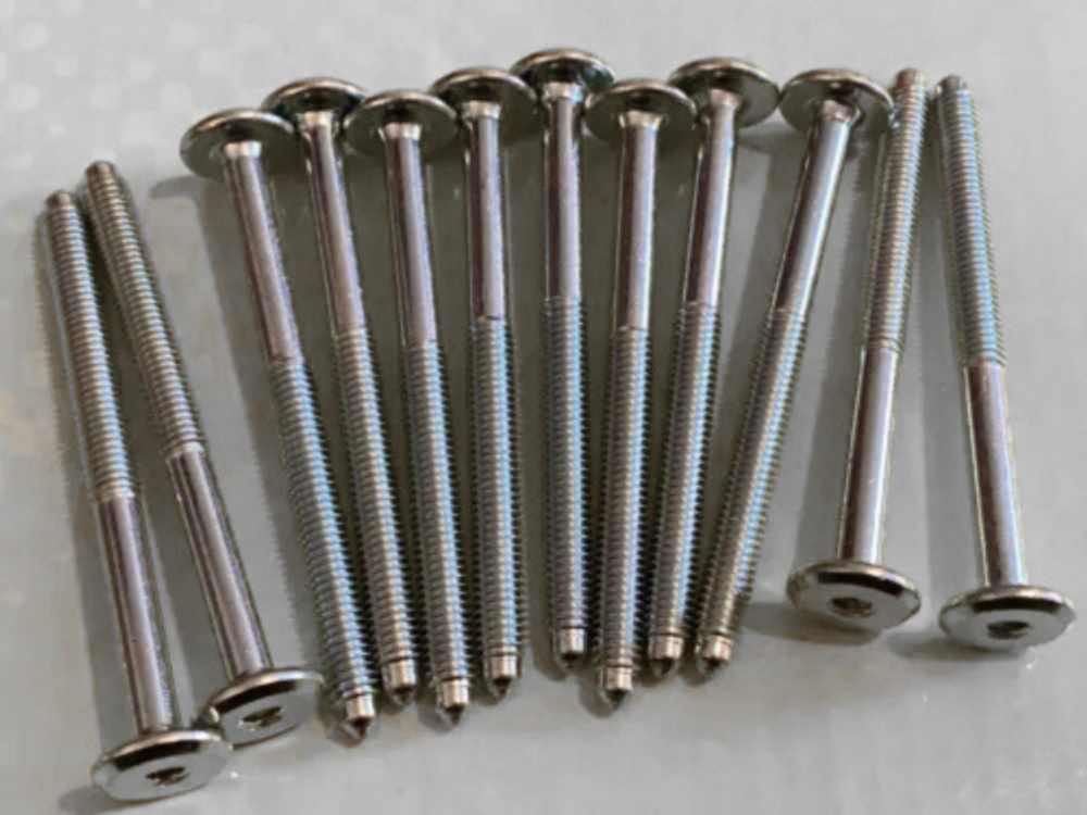 M6x70 screws (x4) - Spare part compatible with IKEA furniture 105236 / 106918