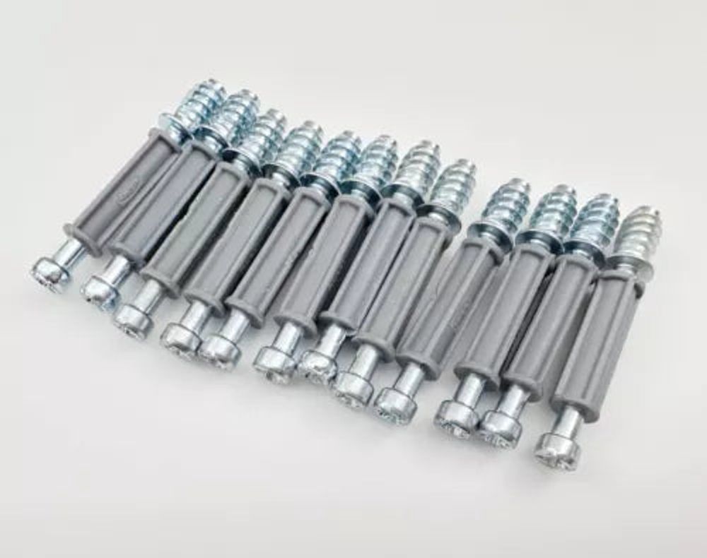 Set of 4 screws compatible with IKEA 118331 / 112996 for furniture and accessories.