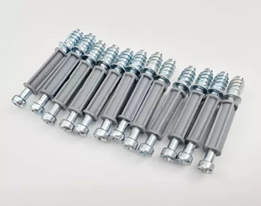Set of 4 screws compatible with IKEA 118331 / 112996 for furniture and accessories.