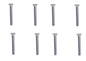 Bolt Ø6 × 40 mm compatible with Halls — pack of 4 — zinc-plated steel - Get Pro Parts