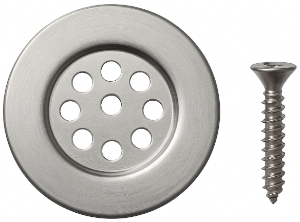 Image of spare part compatible with IKEA 191107 overflow cap with screw for HAVSEN