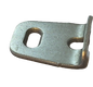 Metal mounting bracket 144409 compatible with IKEA METOD and MAXIMERA kitchen drawers. This L-shaped metal piece features rounded edges, one hole on the long side, and an additional hole at the bend.