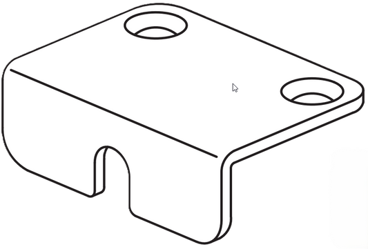 Technical drawing of spare part compatible with IKEA 10054565
