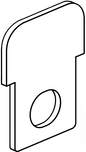 Technical drawing of spare part compatible with IKEA 10060815