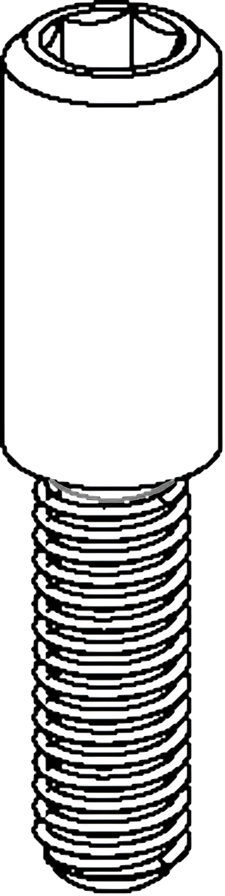 Technical drawing of spare part compatible with IKEA 121002