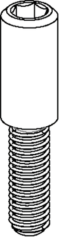 Technical drawing of spare part compatible with IKEA 121002