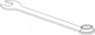 Technical drawing of spare part compatible with IKEA 128632